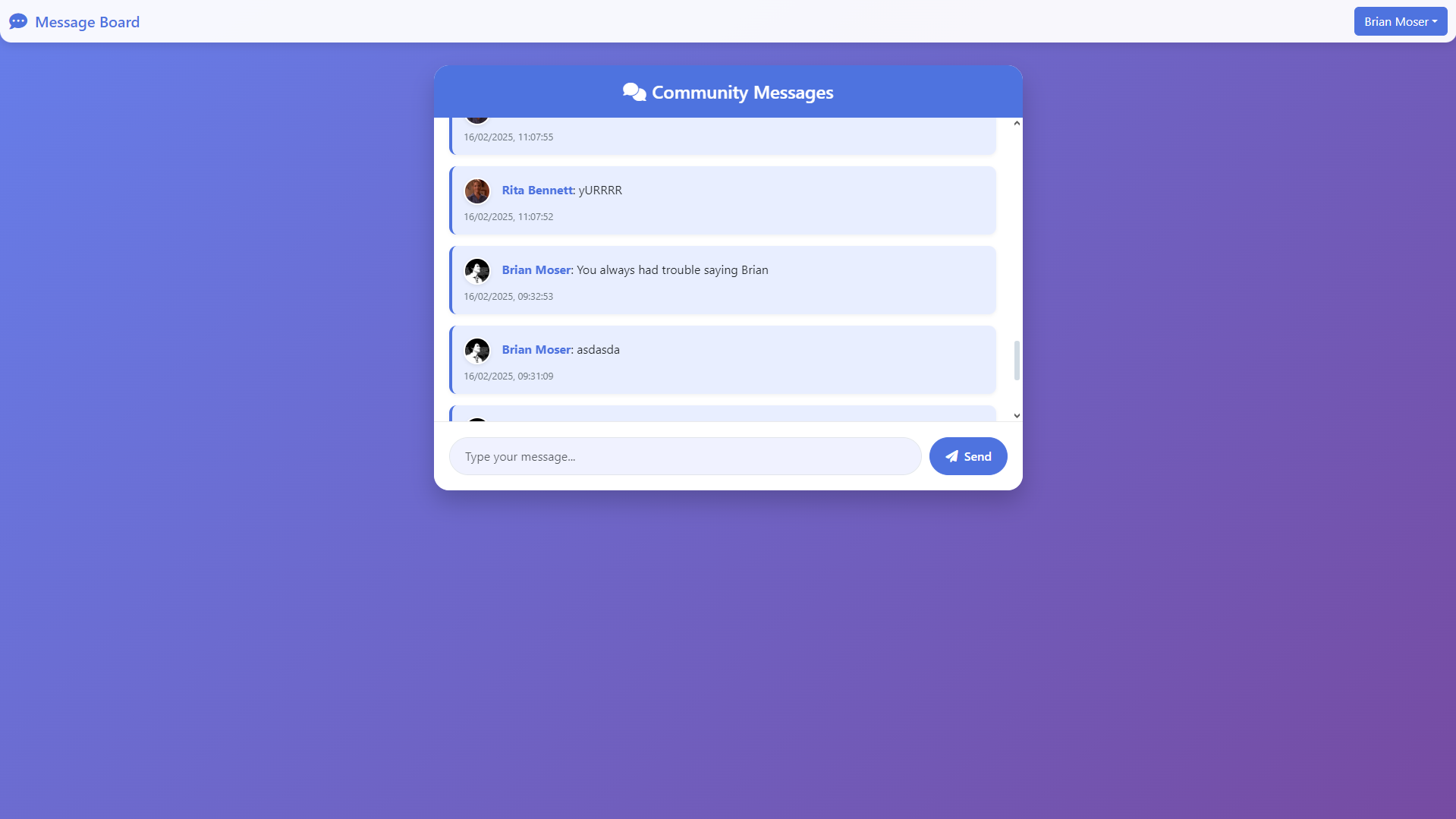 RandomChat Application